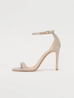 Foto van product Sandalen met hoge hak Stuart Weitzman goudkleurig