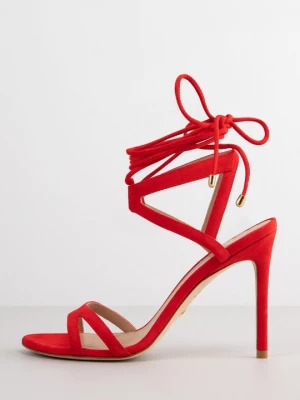 Foto van product Sandalen met hoge hak Stuart Weitzman rood
