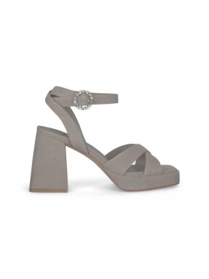 Foto van product Sandalen met plateauzool Alma en Pena zilverkleurig