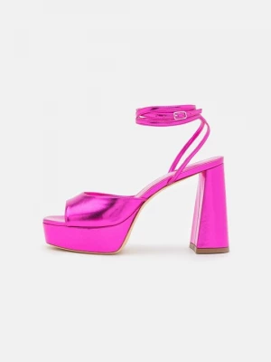 Foto van product Sandalen met plateauzool Bettina Vermillon donkerroze