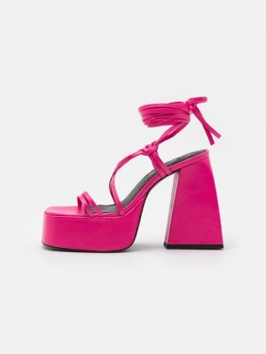Foto van product Sandalen met plateauzool Chio donkerroze