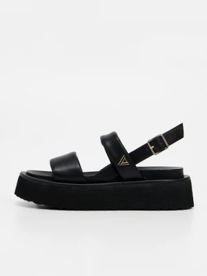 Foto van product Sandalen met plateauzool Gaudi zwart