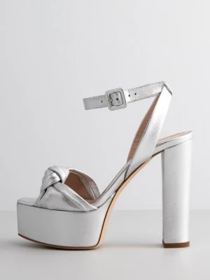 Foto van product Sandalen met plateauzool Giuseppe Zanotti zilverkleurig