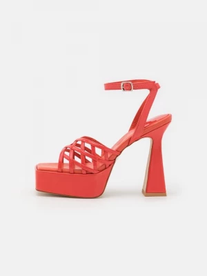 Foto van product Sandalen met plateauzool Jeffrey Campbell koraalrood