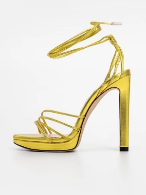 Foto van product Sandalen met plateauzool Jimmy Choo goudkleurig