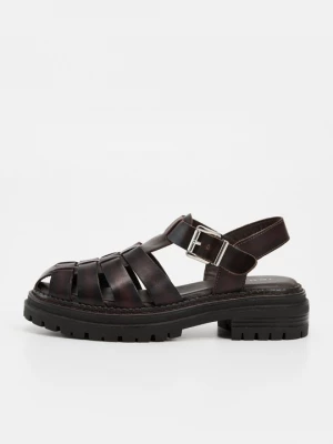 Foto van product Sandalen met plateauzool Jonak rood