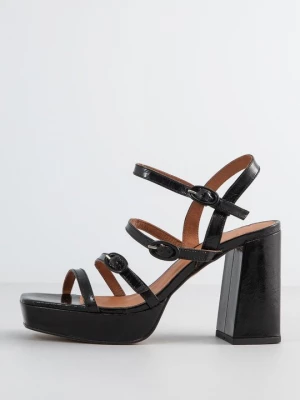 Foto van product Sandalen met plateauzool Jonak zwart