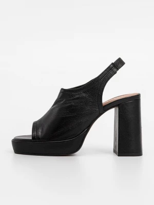 Foto van product Sandalen met plateauzool Jonak zwart