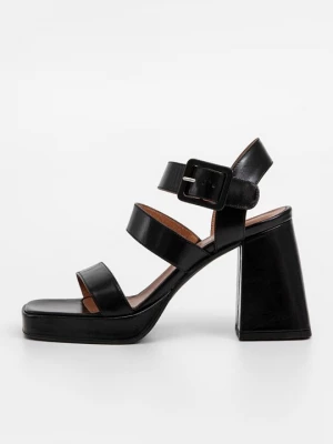 Foto van product Sandalen met plateauzool Jonak zwart