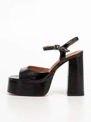 Foto van product Sandalen met plateauzool Jonak zwart