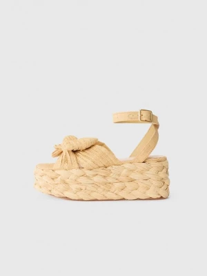 Foto van product Sandalen met plateauzool Loeffler Randall zandkleur