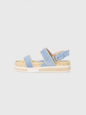 Foto van product Sandalen met plateauzool Pollini lichtblauw