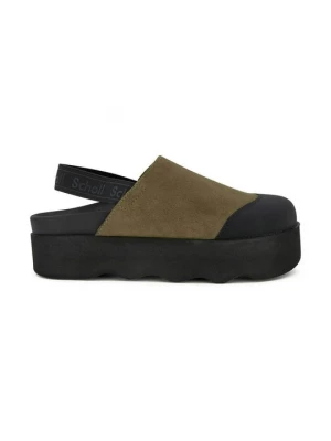 Foto van product Sandalen met plateauzool Scholl kaki