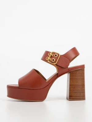 Foto van product Sandalen met plateauzool See By Chloé bruin