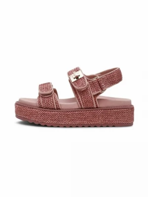 Foto van product Sandalen met plateauzool Steve Madden donkerroze