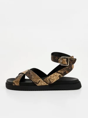 Foto van product Sandalen met plateauzool Steve Madden lichtbruin