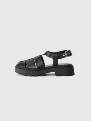Foto van product Sandalen met plateauzool Steve Madden zwart