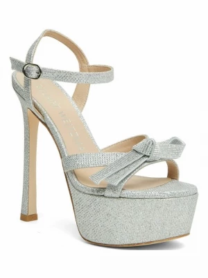 Foto van product Sandalen met plateauzool Stuart Weitzman zilverkleurig