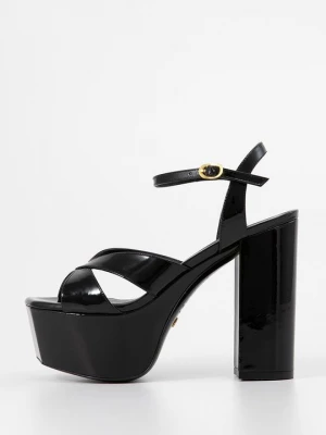 Foto van product Sandalen met plateauzool Stuart Weitzman zwart