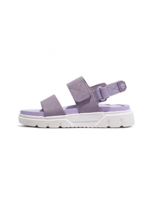 Foto van product Sandalen met plateauzool Timberland paars gemêleerd