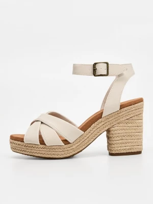 Foto van product Sandalen met plateauzool Toms crème