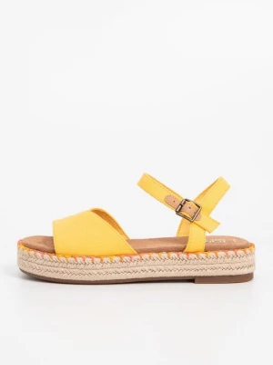Foto van product Sandalen met plateauzool Toms geel