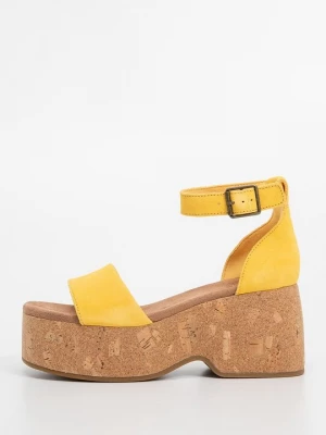Foto van product Sandalen met plateauzool Toms geel