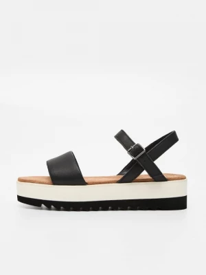 Foto van product Sandalen met plateauzool Toms zwart