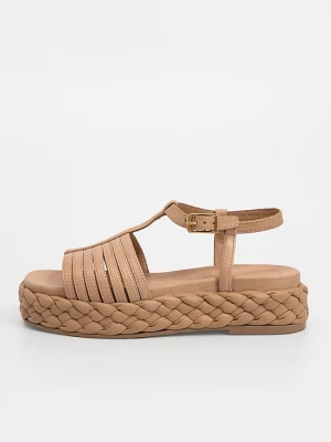 Foto van product Sandalen met plateauzool Unisa nude