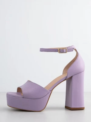 Foto van product Sandalen met plateauzool Unisa paars