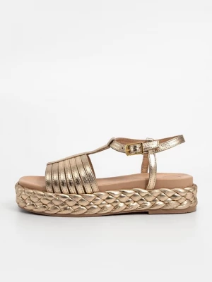 Foto van product Sandalen met plateauzool Unisa zilverkleurig
