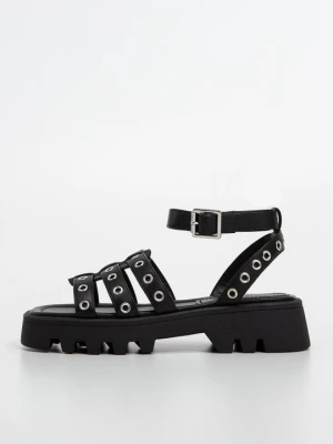 Foto van product Sandalen met plateauzool Vanessa Wu zwart