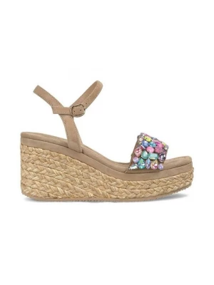 Foto van product Sandalen met sleehak Alma en Pena zilverkleurig
