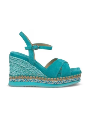 Foto van product Sandalen met sleehak Alma en Pena zilverkleurig
