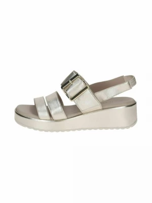 Foto van product Sandalen met sleehak Caprice goudkleurig