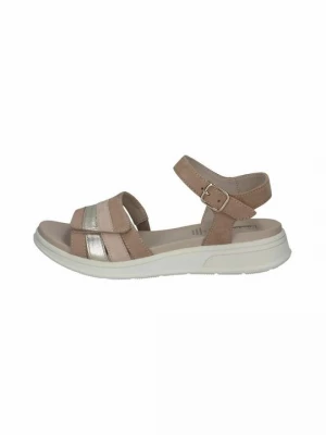Foto van product Sandalen met sleehak Caprice zandkleur