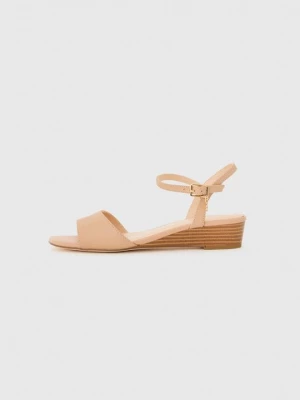 Foto van product Sandalen met sleehak Dune London roze