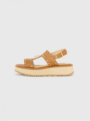 Foto van product Sandalen met sleehak Gaudi tan