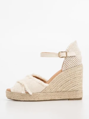 Foto van product Sandalen met sleehak Kanna crème