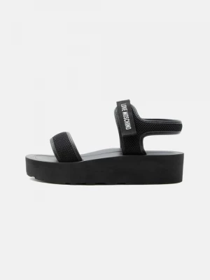 Foto van product Sandalen met sleehak LOVE MOSCHINO zwart