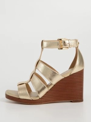 Foto van product Sandalen met sleehak Michael Kors goudkleurig
