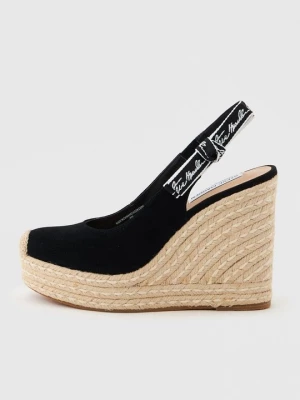 Foto van product Sandalen met sleehak Steve Madden zwart