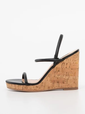 Foto van product Sandalen met sleehak Steve Madden zwart