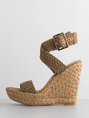 Foto van product Sandalen met sleehak Stuart Weitzman bruin