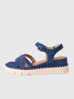 Foto van product Sandalen met sleehak Tamaris blauw