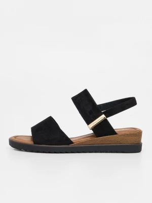 Foto van product Sandalen met sleehak Tamaris zwart