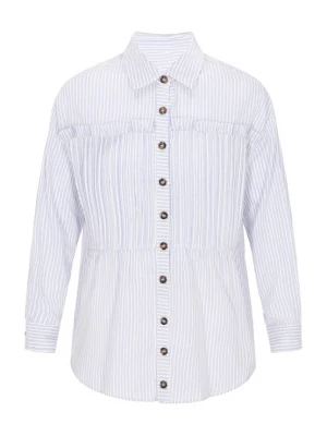 Foto van product usha BLUE LABEL Blouse indigo / offwhite