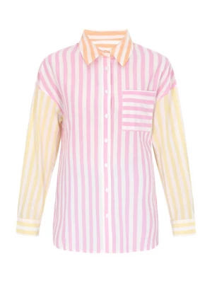 Foto van product SANIKA Blouse 'Fashion Look' geel / oranje / pink / wit