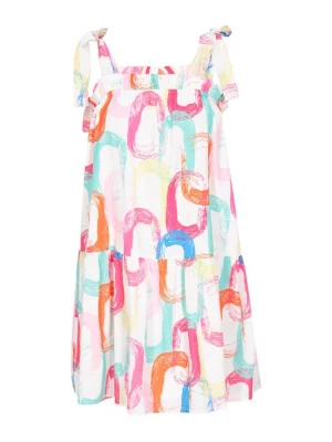 Foto van product SANIKA Jurk 'Fashion Look' turquoise / geel / pink / wit