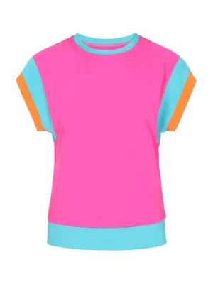 Foto van product SANIKA Shirt lichtblauw / oranje / pink